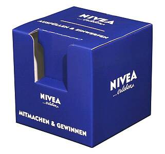 Gewinnbox / Gewinnspielbox NIVEA